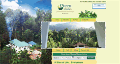 Desktop Screenshot of greenshadesmunnar.com